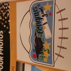 Graduation Banner with Clothespins
